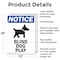 Signmission Blind Dog At Play, 12 in W x Rectangle, Aluminum OS-2PACK-NS-A-1218-V-10367 - alternate 6